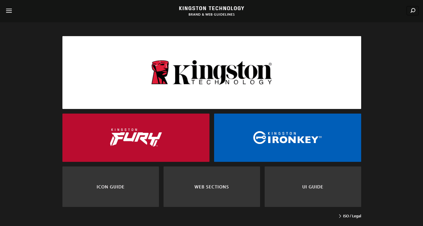 Kingston Online Styleguide